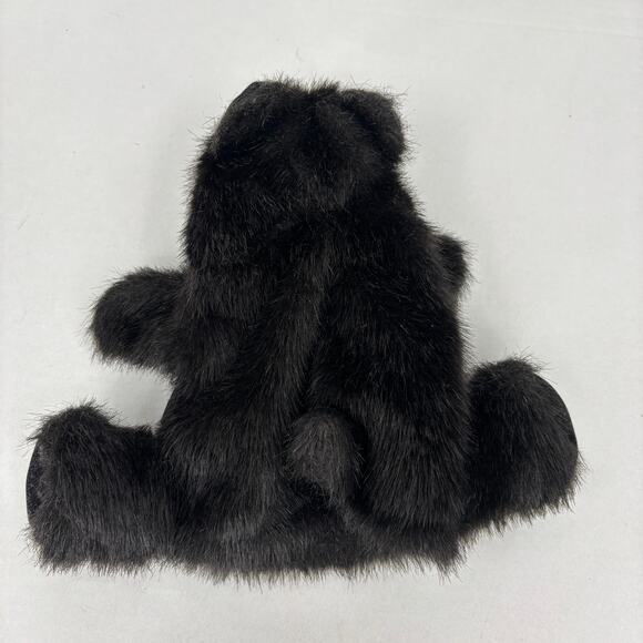 Folkmanis Baby Black Bear Hand Puppet Plush 9 Inch Full Body Small Realistic - Picture 4 of 11